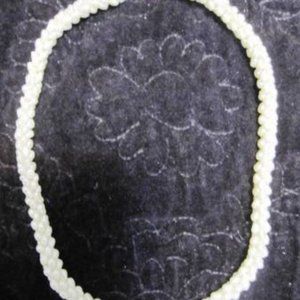 Braided Fresh-Water Pearl Necklace